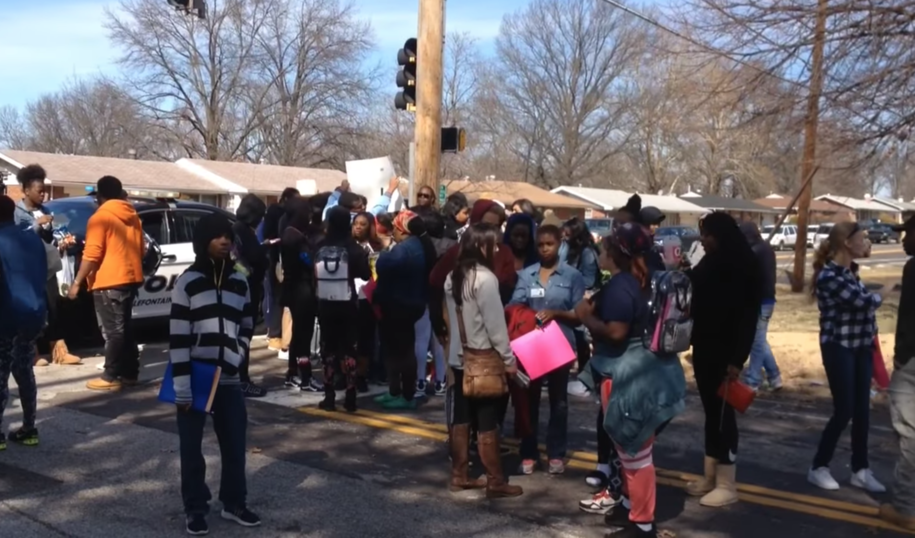 peaceful high school walkout